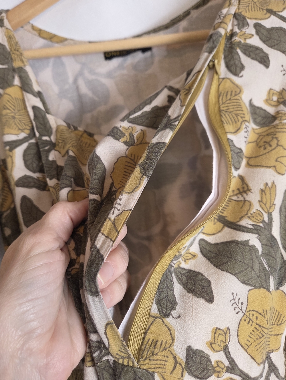 One House Cotton Floral Summer Nursing Dress - Picture 4 of 14